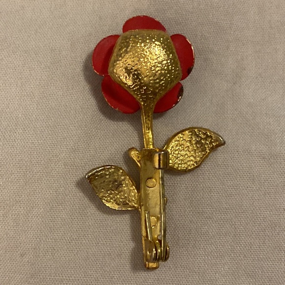 Vintage Rose Brooch - Picture 2 of 3